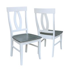 Solid Wood Dining Chairs with Hardwood Frame for Dining Room, Set of 2