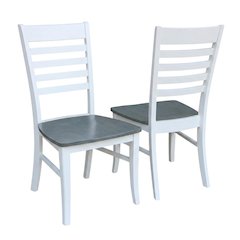Solid Wood Ladder Back Dining Chair for Kitchen and Dining Room