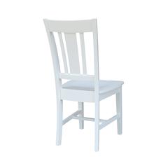Set of Two San Remo Splatback Chairs, White