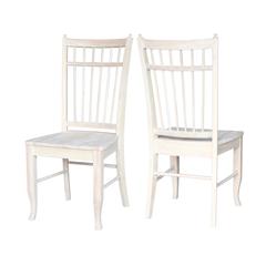 Seat of Two Birdcage Chairs, Unfinished
