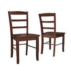 Madrid Ladderback Hardwood Dining Chair for Kitchen or Dining Room