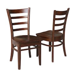 Solid Hardwood Dining Chair for Living Room, Bedroom, and Accent Seating