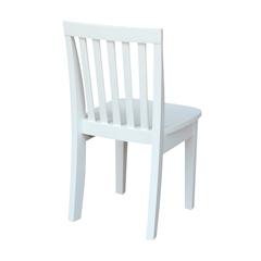 Set of Two Mission Juvenile Chairs , White