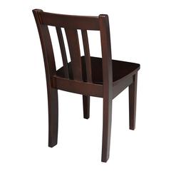 Set of Two San Remo Juvenile Chairs, Rich Mocha