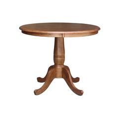 36" Round Top Pedestal Table - 29.1" Height