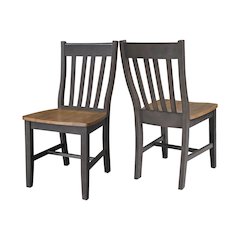 Set of Two Cafe Dining Chairs