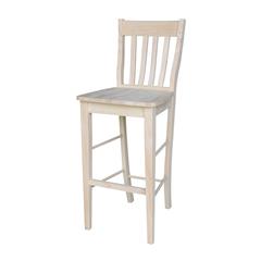 Café Stool - 30" Seat Height, Unfinished