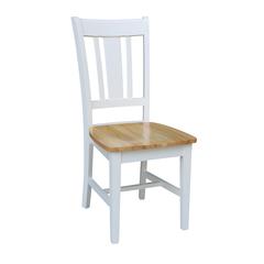 42" Dual Drop Leaf Table with 2 San Remo Splatback chairs - 3 Piece Dining Set