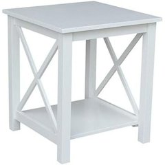 Hampton End Table, White