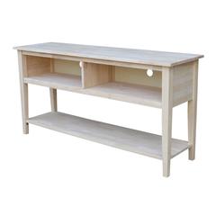 Entertainment / TV Stand - 60", Unfinished