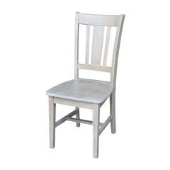 San Remo Splatback Chair, Washed Gray Taupe