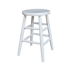 Scooped Seat Stool - 24" Seat Height