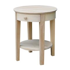 Philips End Table , Unfinished