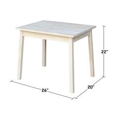 Child's Table, Unfinished