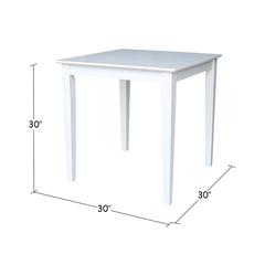 Solid Wood Top Table - Dining Height