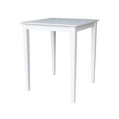 Solid Wood Top Table - Counter Height