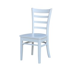 36 in Round Extension Dining Table with 12 in Leaf and 2 Dining Chairs, 3Pcs Set