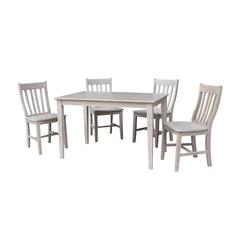 30X48 Dining Table With 4 Cafe Chairs