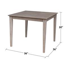 Solid Wood Top Table - Dining Height
