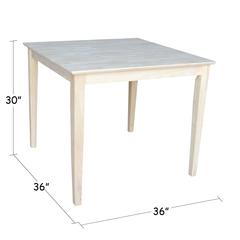 Solid Wood Top Table