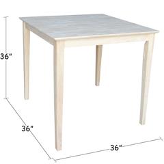 Solid Wood Top Table