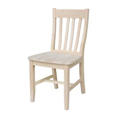 36 in Round Dining Table with 12 in Leaf and 2 Dining Chairs - 3 Piece Set