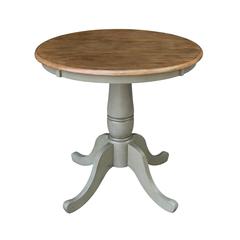 30" Round Top Pedestal Table - Dining Height