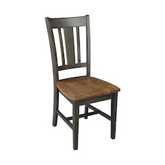 Set of 5 pcs - 36" Square Dual drop leaf dining table with 4 RTA chairs