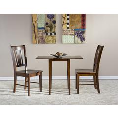 Small Dual Drop Leaf Table With 2 San Remo Chairs
