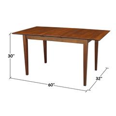Table With Butterfly Extension - Dining Height, Espresso