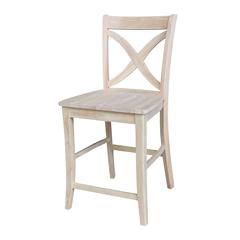Vineyard Counter height Stool - 24" Seat Height, Unfinished