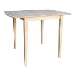 Table With Butterfly Extension, Unfinished
