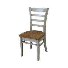 Emily Side Chair, Hickory/Stone
