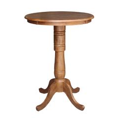 30" Round Top Pedestal Table - 41.1" Height