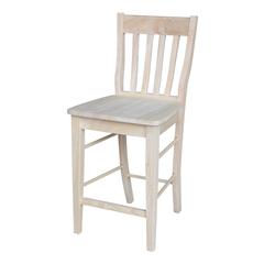 Café Stool - 24" Seat Height, Unfinished