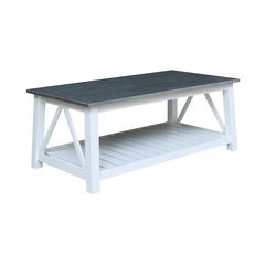Surrey Coffee Table, White/heather gray