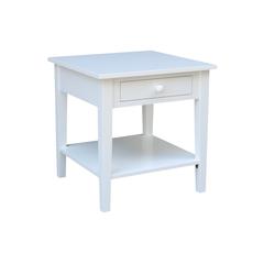 Spencer End Table in White