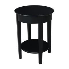 Phillips Accent Table with Drawer, Black