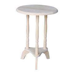 Round Plant Table , Unfinished