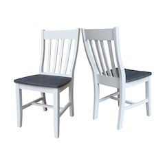 Set of Two Cafe Dining Chairs