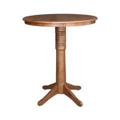 36" Round Top Pedestal Table - 41.9" Height