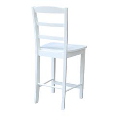 Madrid Counter height Stool - 24" Seat Height, White