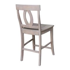 Cosmo Counter height Stool - 24" Seat Height , Washed Gray Taupe