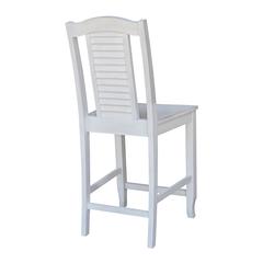Seaside Counterheight Stool - 24" Seat Height, Antique Chalk