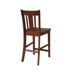 San Remo Counter height Stool - 24" Seat Height, Espresso
