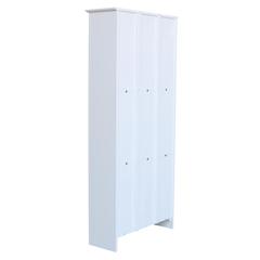 Shaker Bookcase - 72"H, White, White
