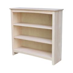 Shaker Bookcase - 36 in H, Unfinished