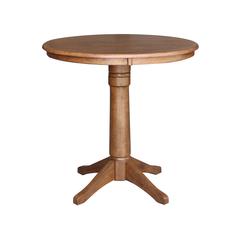 36" Round Top Pedestal Table - 35.9" Height