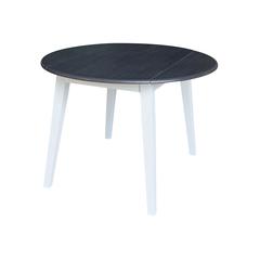 42" Round Dual Drop Leaf Table