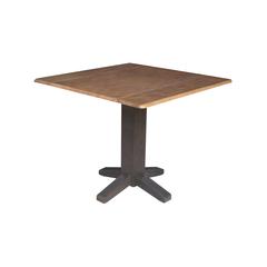 36" Square Dual drop leaf dining table